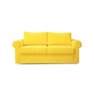 2 szémelyes sárga sofa