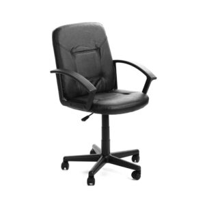 Fekete gurulós irodai szék